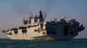 HMS Queen Elizabeth takes to the seas